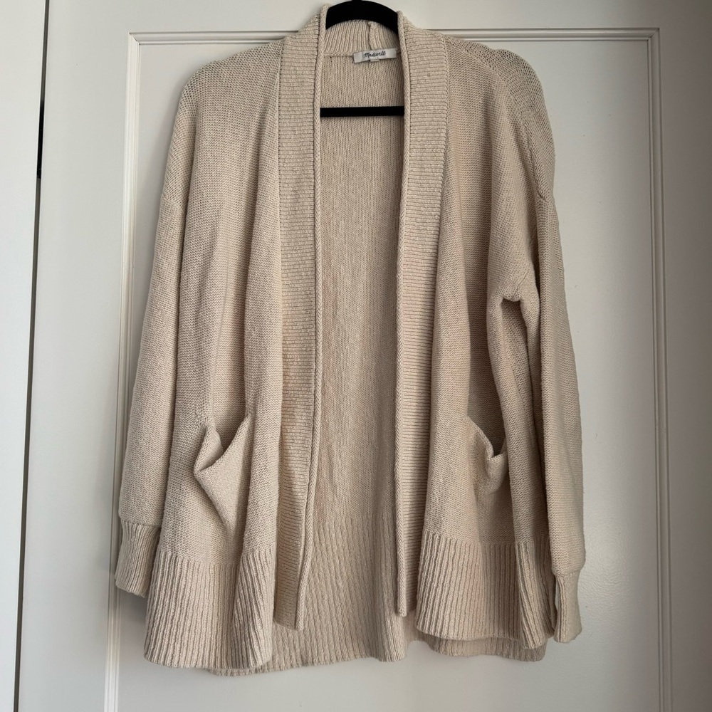 Madewell Cream Cardigan - Size Small